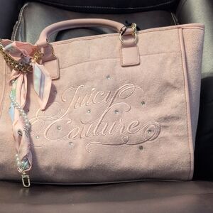 Juicy Couture Blush Pink Tote with Embellishments